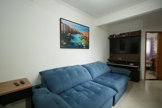 Sala de apartamento para alugar com 2 quartos, 86m² em Vila América, Santo André