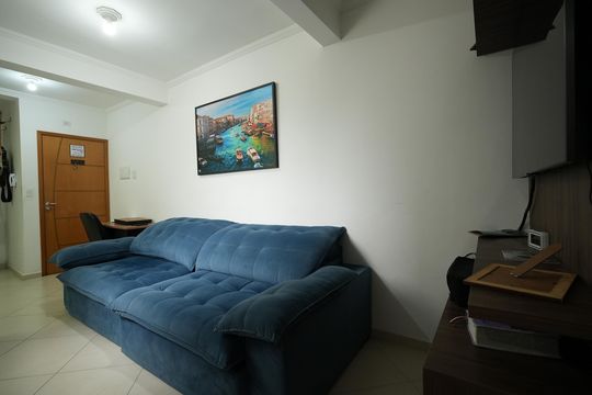 Sala de apartamento para alugar com 2 quartos, 86m² em Vila América, Santo André