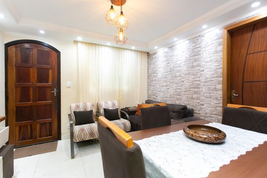 Sala de apartamento para alugar com 2 quartos, 50m² em Conjunto Habitacional Barro Branco Ii, São Paulo