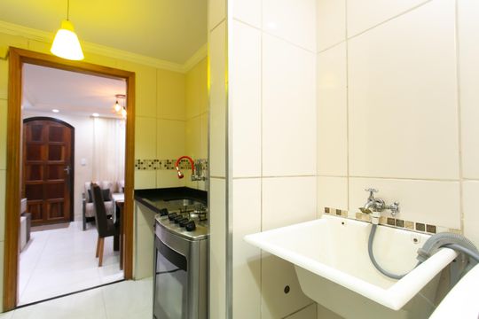 Área de Serviço de apartamento para alugar com 2 quartos, 50m² em Conjunto Habitacional Barro Branco Ii, São Paulo