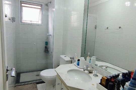 Banheiro de apartamento para alugar com 3 quartos, 86m² em Jaguaré, São Paulo