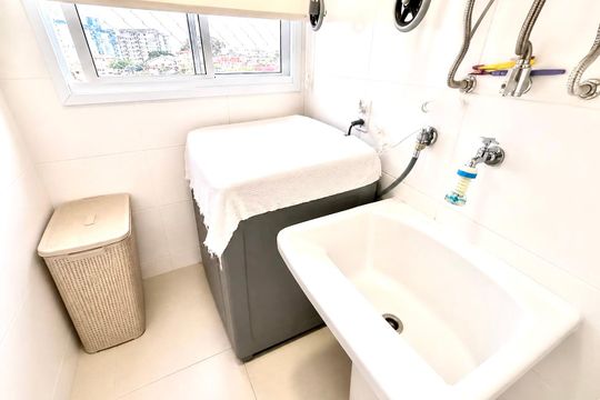 Área de Serviço de apartamento à venda com 2 quartos, 107m² em Vila Guilhermina, São Paulo