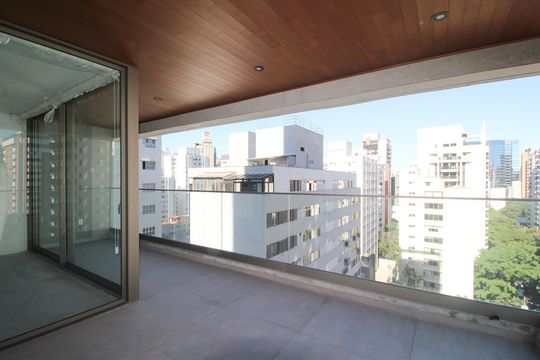 Varanda de apartamento à venda com 2 quartos, 137m² em Itaim Bibi, São Paulo