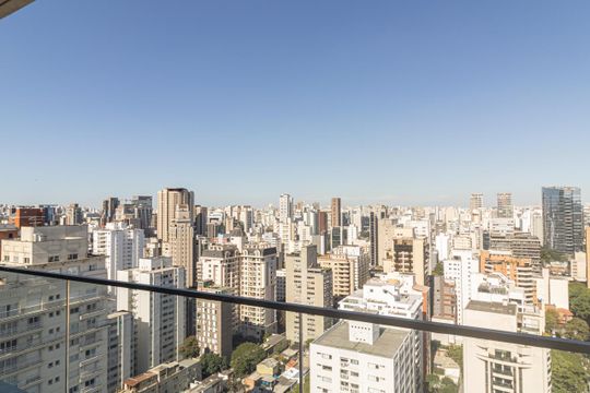 Vista da Varanda de apartamento à venda com 3 quartos, 209m² em Itaim Bibi, São Paulo