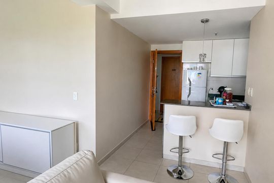 Sala de apartamento para alugar com 1 quarto, 40m² em Águas Claras, Brasília