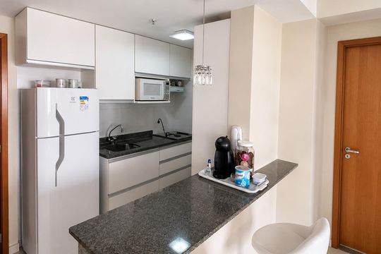 Cozinha/Área de serviço de apartamento para alugar com 1 quarto, 40m² em Águas Claras, Brasília