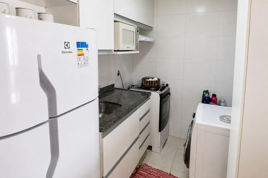Cozinha/Área de serviço de apartamento para alugar com 1 quarto, 40m² em Águas Claras, Brasília