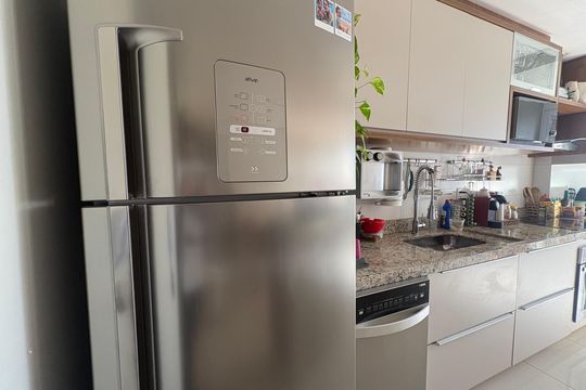 Cozinha  de apartamento à venda com 3 quartos, 100m² em Setor Bueno, Goiânia