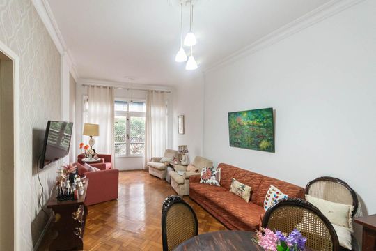 Sala de apartamento à venda com 3 quartos, 122m² em Tijuca, Rio de Janeiro