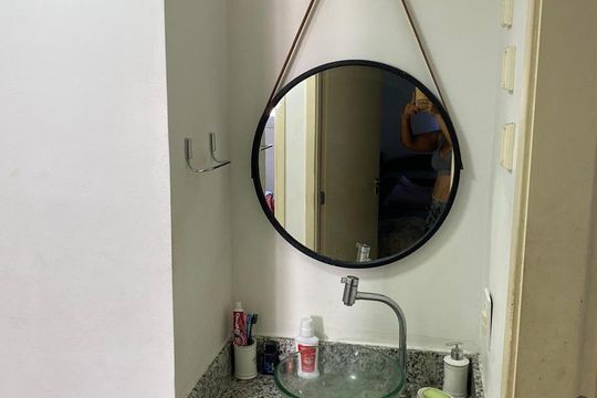 Banheiro de apartamento à venda com 2 quartos, 58m² em Campo Grande, Rio de Janeiro