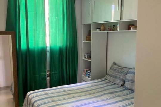 Quarto de apartamento à venda com 2 quartos, 58m² em Campo Grande, Rio de Janeiro