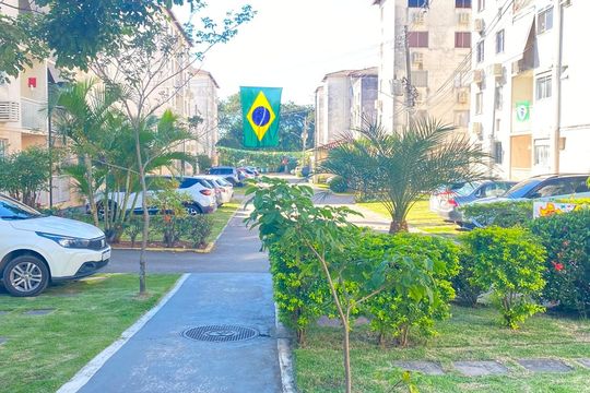Área externa de apartamento à venda com 2 quartos, 58m² em Campo Grande, Rio de Janeiro