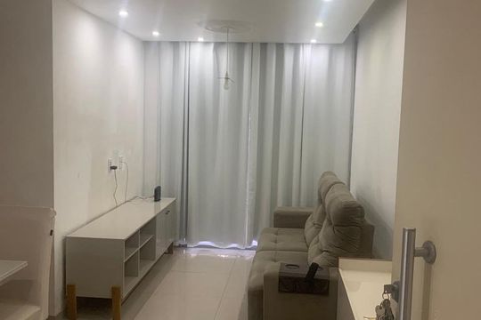 Sala de apartamento à venda com 2 quartos, 58m² em Campo Grande, Rio de Janeiro