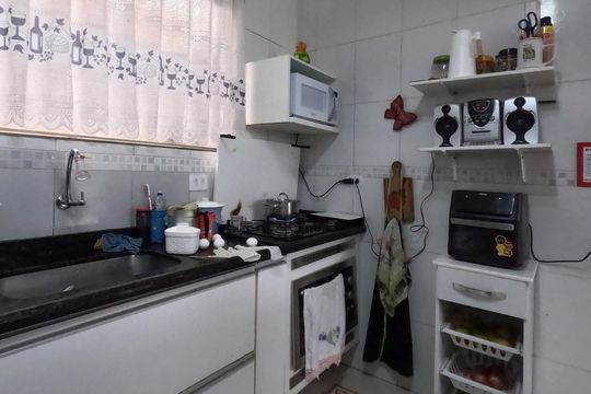 Cozinha Americana de casa para alugar com 3 quartos, 100m² em Macuco, Santos