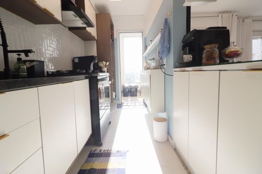Cozinha de apartamento à venda com 3 quartos, 140m² em Presidente Altino, Osasco