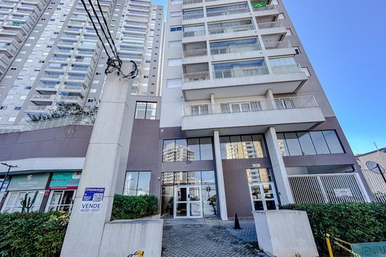 Fachada com Plaquinha de kitnet/studio à venda com 1 quarto, 31m² em Penha de França, São Paulo