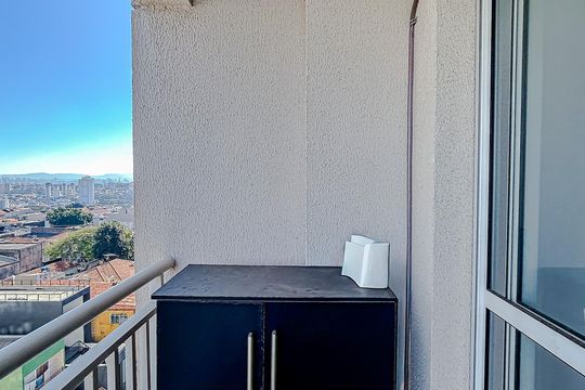 Varanda de kitnet/studio à venda com 1 quarto, 31m² em Penha de França, São Paulo