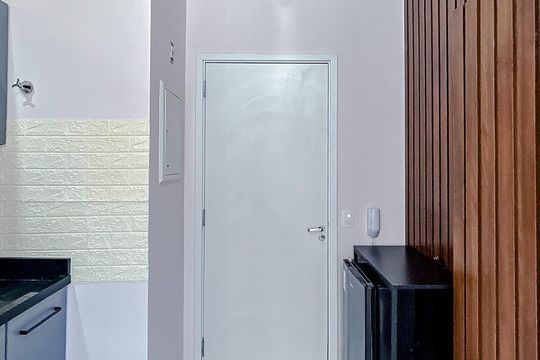 Cozinha de kitnet/studio à venda com 1 quarto, 31m² em Penha de França, São Paulo