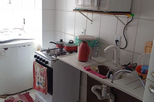 Cozinha de apartamento à venda com 2 quartos, 40m² em Freguesia do Ó, São Paulo