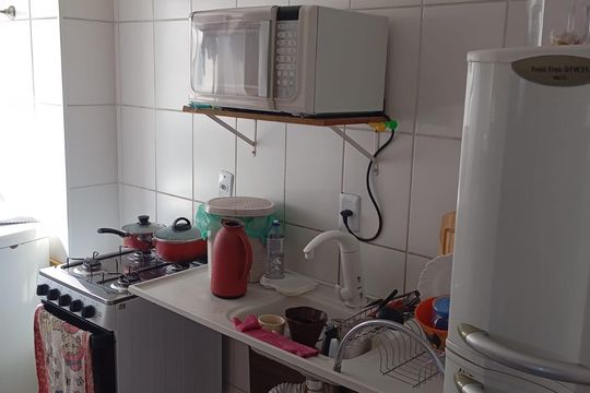 Cozinha de apartamento à venda com 2 quartos, 40m² em Freguesia do Ó, São Paulo
