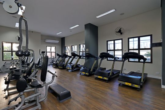 Área Comum - Academia de apartamento à venda com 3 quartos, 143m² em Vila Assunção, Santo André