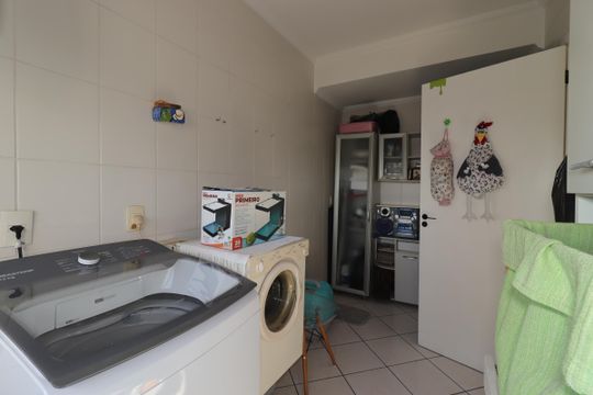Área de Serviço de apartamento à venda com 3 quartos, 143m² em Vila Assunção, Santo André