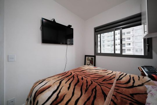 Quarto 2 de apartamento à venda com 2 quartos, 42m² em Vila Guilhermina, São Paulo