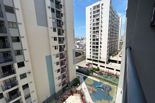 Varanda da Sala de apartamento para alugar com 2 quartos, 43m² em Cachambi, Rio de Janeiro