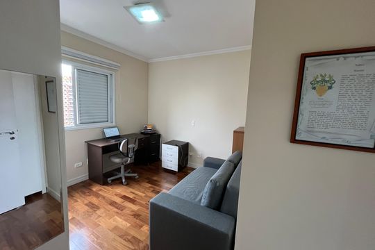 Suíte 3 de apartamento à venda com 3 quartos, 138m² em Vila Suzana, São Paulo