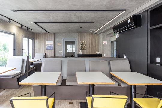 Área comum de kitnet/studio à venda com 2 quartos, 35m² em Jardim das Acacias, São Paulo