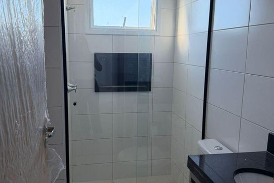 Banheiro social de apartamento para alugar com 4 quartos, 73m² em Parque Industrial, São José dos Campos