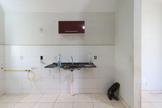Cozinha de apartamento para alugar com 2 quartos, 43m² em Parque Residencial Candido Portinari, Ribeirão Preto