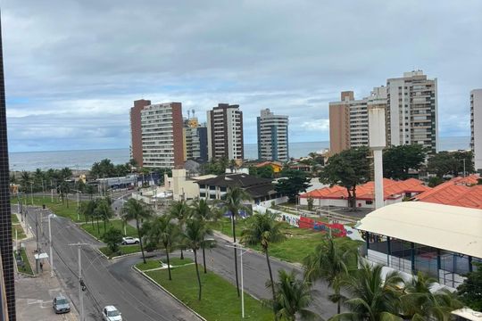 Vista da varanda de apartamento para alugar com 1 quarto, 28m² em Jardim Armação, Salvador