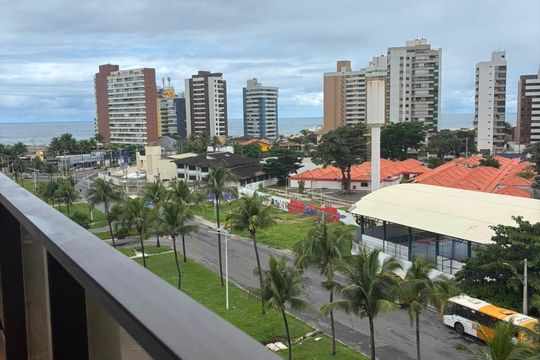 Vista da varanda de apartamento para alugar com 1 quarto, 28m² em Jardim Armação, Salvador
