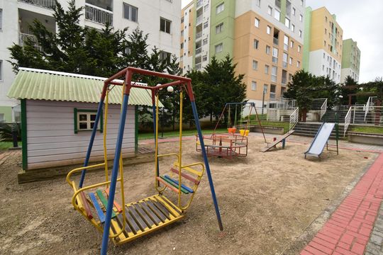 Área comum - Playground de apartamento à venda com 2 quartos, 64m² em Campo Comprido, Curitiba