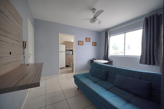 Sala de apartamento para alugar com 1 quarto, 40m² em Centro, Florianópolis