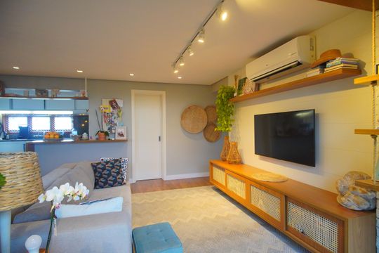Sala de apartamento à venda com 3 quartos, 129m² em Centro, Novo Hamburgo