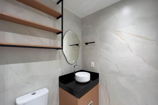  Banheiro de kitnet/studio à venda com 1 quarto, 20m² em Vila Mariana, São Paulo