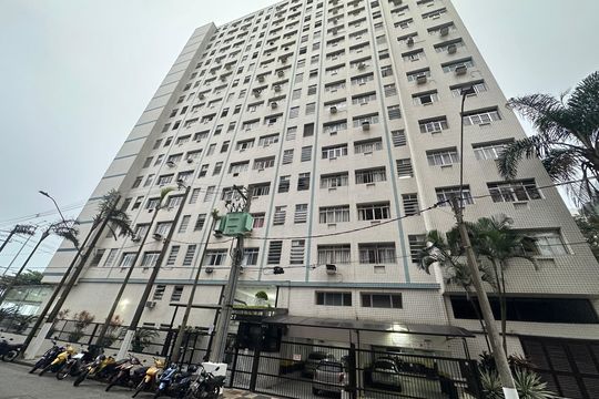 Fachada de apartamento para alugar com 1 quarto, 40m² em Itararé, São Vicente