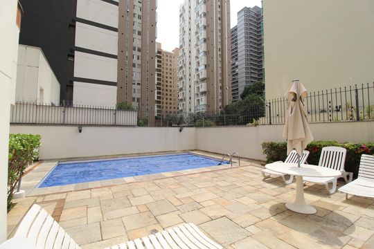 Área Comum - Piscina de apartamento à venda com 3 quartos, 95m² em Moema, São Paulo