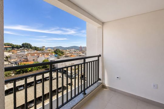 Varanda da Sala de apartamento para alugar com 2 quartos, 54m² em Vila Oliveira, Mogi das Cruzes