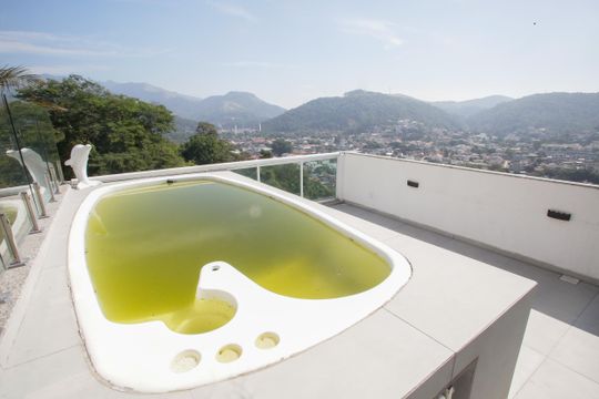 Piscina do Terraço de casa para alugar com 3 quartos, 500m² em Taquara, Rio de Janeiro