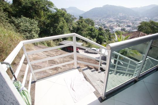 Varanda da Sala de casa à venda com 3 quartos, 500m² em Taquara, Rio de Janeiro