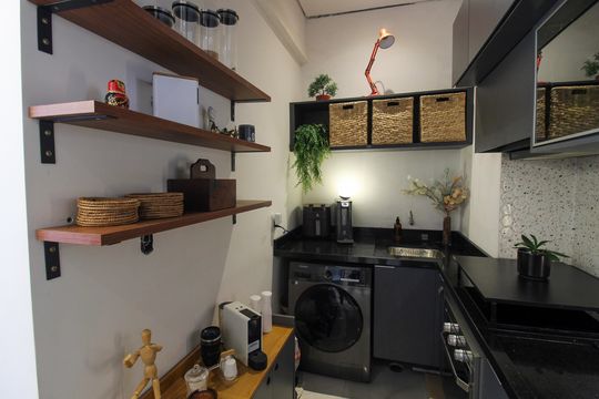 Cozinha de apartamento à venda com 2 quartos, 35m² em Vila Butantã, São Paulo