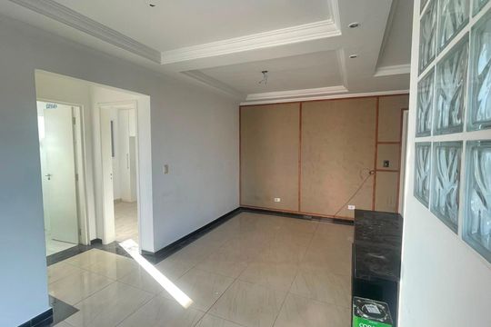 Sala - Cozinha de apartamento para alugar com 2 quartos, 51m² em Rio Cotia, Cotia