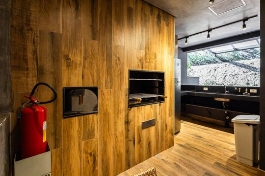 Área comum de apartamento à venda com 2 quartos, 60m² em Pinheiros, São Paulo