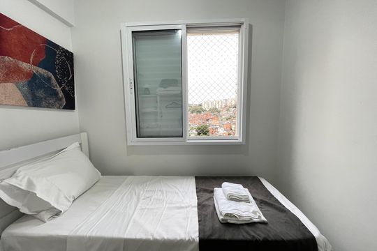 Quarto 2 de apartamento para alugar com 3 quartos, 63m² em Vila Butantã, São Paulo