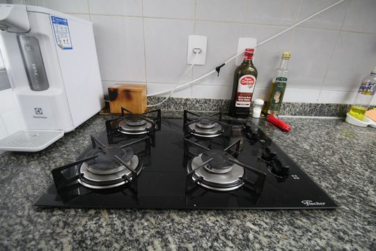 Cozinha de apartamento à venda com 3 quartos, 74m² em Vila Progredior, São Paulo