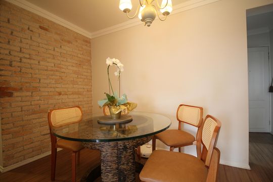 Sala de apartamento à venda com 3 quartos, 74m² em Vila Progredior, São Paulo