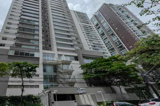 Fachada de apartamento à venda com 3 quartos, 134m² em Cidade Monções, São Paulo